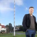 Robert Ogden, artistic director of the 30th Northern Aldborough Festival (13-22 June 2024), on the green outside St Andrew's Church, Aldborough, North Yorkshire, the festival’s principle venue. (Picture contributed)