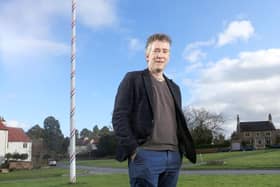 Robert Ogden, artistic director of the 30th Northern Aldborough Festival (13-22 June 2024), on the green outside St Andrew's Church, Aldborough, North Yorkshire, the festival’s principle venue. (Picture contributed)