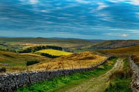 View from the foot of Pen-Y-Ghent along the bridleway towards Horton in Ribblesdale in the Yorkshire Dales National Park. (Pic credit: Tony Johnson)