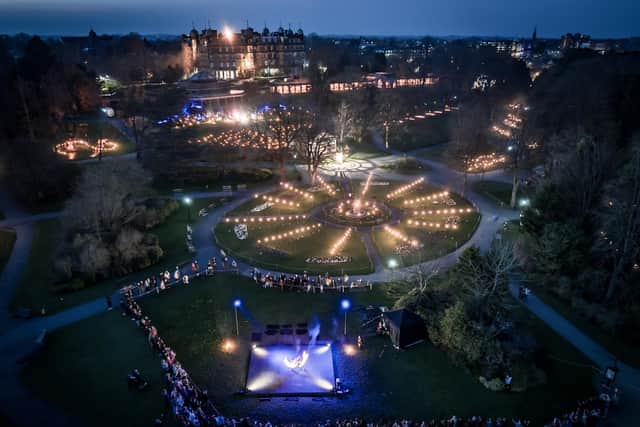A town of cultural riches and variety - The spectacular Fire & Light Experience presented by  Harrogate International Festivals.(Picture  Richard Maude).jpg