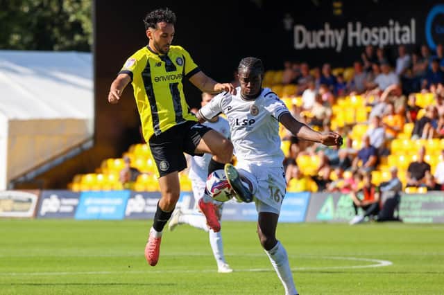 Harrogate Town suffered a 2-0 home defeat when they met Bromley on the opening day of the 2024/25 season. Picture: Matt Kirkham