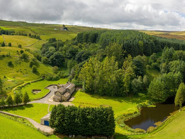 The estate within its glorious Nidderdale setting.