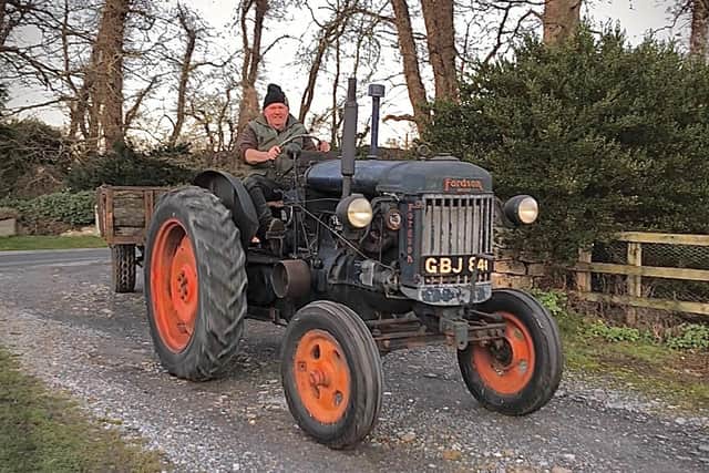 Classic restoration - Alistair Broadwith with his 1950 Fordon E27N that he is showing at Tractor Fest at Newby Hall in North Yorkshire this summer. (Picture contributed)