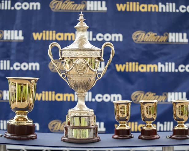 The Ayr Gold Cup trophy is up for grabs this weekend. Picture: Christian Cooksey/Getty Images