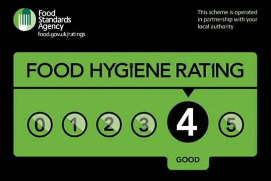 A café in Ripon has been given a four out of five food hygiene rating by the Food Standards Agency