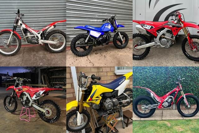 Police are appealing for information after ten motorbikes and tools worth £100,000 were stolen during a burglary in the Harrogate district