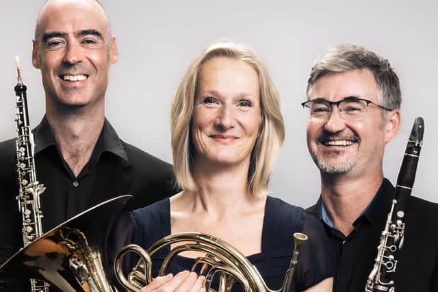 Wind players from Ensemble 360 perform at Holy Trinity Church, Ripon, on February 12.