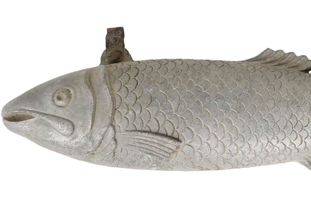 A Cast Alloy Fish Sign that sold for £320.
