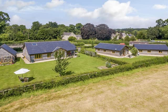 An overview of stunning Mill View with its two cottages.