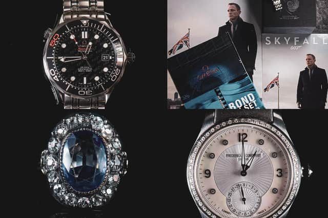 A limited edition James Bond diamond, and Cartier watch collection were amongst the rare antiques to go under the hammer at Elstob Auctioneers, in Ripon.