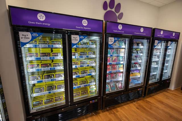 Jollyes raw frozen food ‘shop-in-shop’