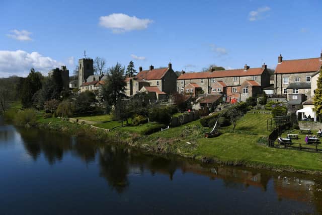 One of Ripon's many rivers that stretch through the city scape.