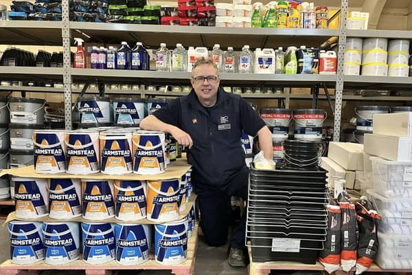 Harrogate Dulux staff member Chris Smedley-Nugent was one of 19 volunteers from Yorkshire Aid Convoy to travel to Ukraine to undertake the vital refurbishment of a care home for the elderly. (Picture contributed)