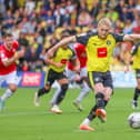 Harrogate Town striker Luke Armstrong's move to Wrexham is definitely off. Pictures: Matt Kirkham
