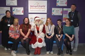 We were lucky enough to have Father Christmas visit our HHCC office this festive season.