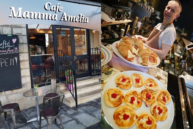 Cafe Mamma Amelia, located on Kings Road, is open from 9am. The cafe serves an authentic Italian style breakfast with hearty portions, and a variety of homemade dishes.