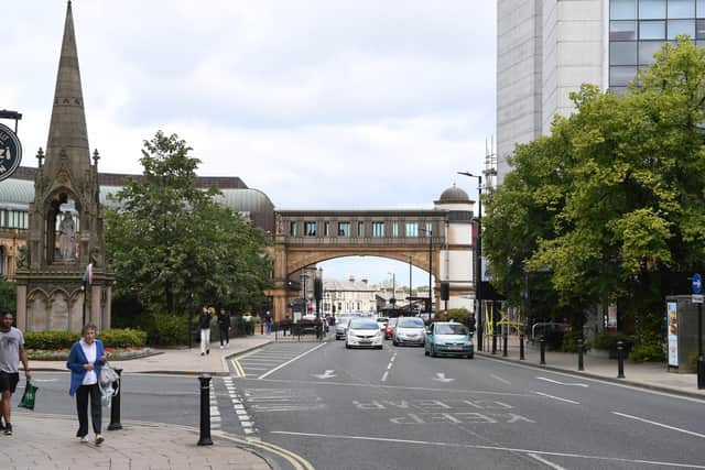 Harrogate Gateway’s controversial £11.2m proposals to improve Harrogate town centre would have seen more cycling and pedestrianisation in the Station Parade area of the town centre. (Picture Gerard Binks)