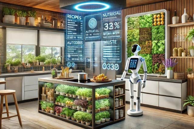 Adaptive homes - robotic home assistants will learn from, and respond to, daily routines (pictured)