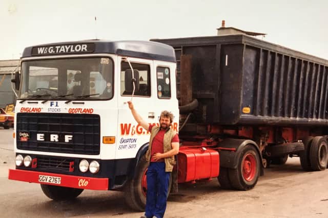 Flashback to when Robert Wellock was an apprentice at W & G Taylor in Skipton. He will be bringing his vintage ERFs to next month’s much-anticipated Tractor Fest near Ripon. (Picture contributed)