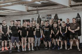 Fighting talk: The amateur boxers of Ripon Amateur Boxing Club ready to deliver a knockout blow in their first show.