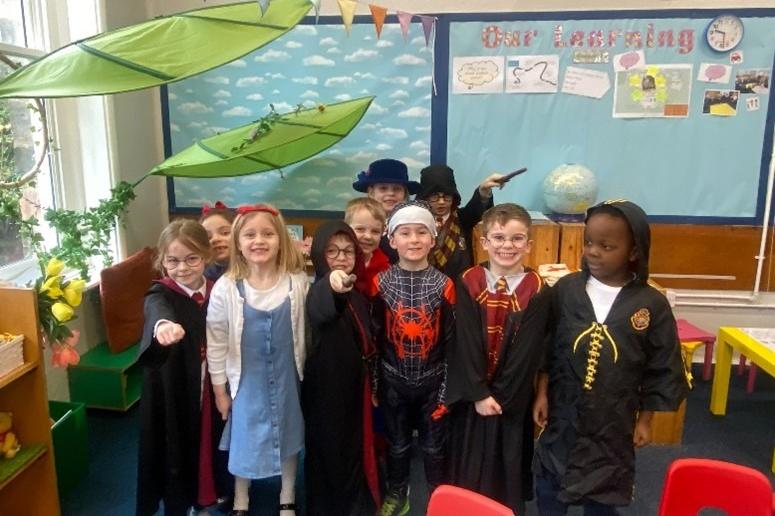 Pupils at St Peter's Church of England Primary School dressed up as their favourite book characters