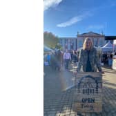 Founder of Little Birds Artisan Market, Jackie Crozier celebrates fifth anniversary at Ripon Market Square.