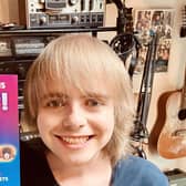 Harrogate and Knaresborough author, DJ, music producer and film maker Rory Hoy with his new book All You Need Is Help! How The Beatles Helped Other Artists (published by New Haven Publishing)