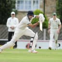 Charlie Swallow made an impact with both bat and ball, but could not save Collingham & Linton CC from defeat. Picture: Steve Riding