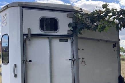 Police have launched an appeal to locate a horse box that has been stolen from a Harrogate district village