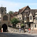 Charity begins at Lord Leycester Hospital timber-framed home of former soldiers.