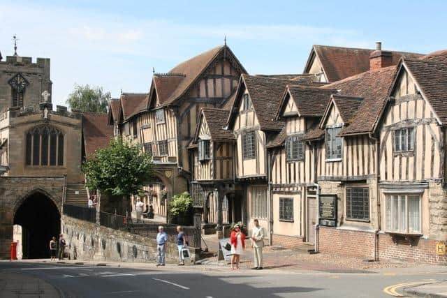 Charity begins at Lord Leycester Hospital timber-framed home of former soldiers.