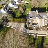 An overview of the Burnbridge property that stands within half an acre of gardens.