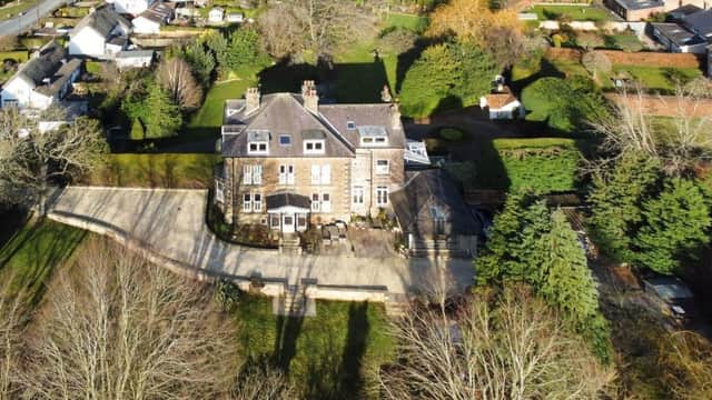 An overview of the Burnbridge property that stands within half an acre of gardens.