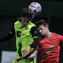 Harrogate Railway were beaten by Ilkley Town in the West Riding County Cup in midweek. Picture: Craig Dinsdale