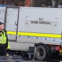 The bomb disposal unit at the hospital