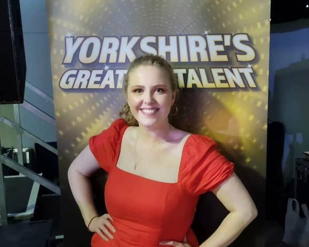 Harrogate singer-songwriter Elle Coles after her triumph in the Live Final of Yorkshire's Greatest Talent.