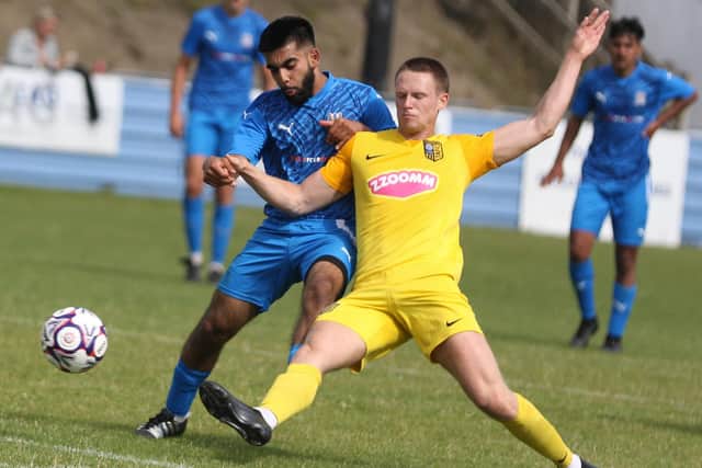 Former Tadcaster Albion defender Josh Hardcastle has joined Knaresborough Town from Parkgate. Picture: Craig Dinsdale