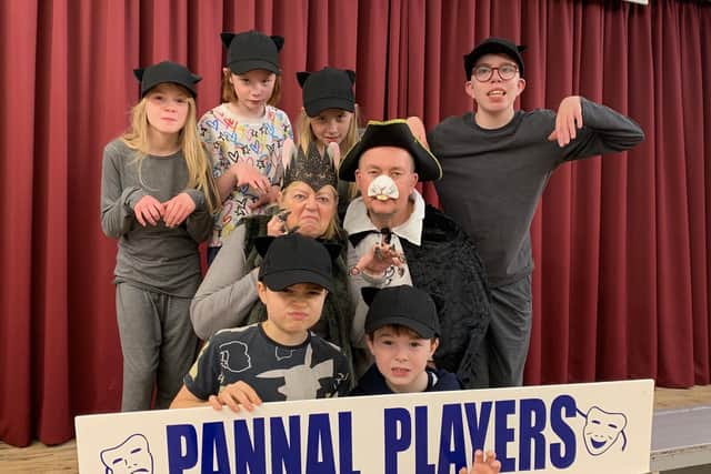 Pannal Players' cast for his year’s panto production – Dick Whittington and His Cat.