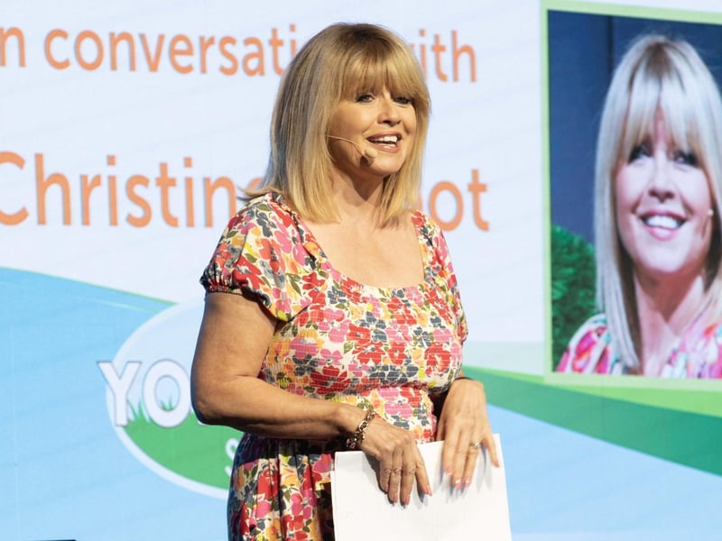 TV presenter Christine Talbot on the GYS Stage