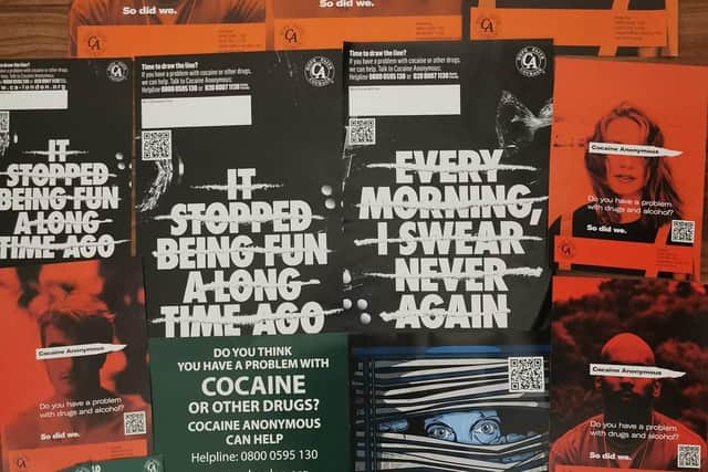 A new Cocaine Anonymous group has been launched in Harrogate with free sessions on the road to recovery. (Picture contributed)