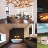 Exceptional double barn conversion with bespoke fittings and a home cinema in the AONB new on the market.