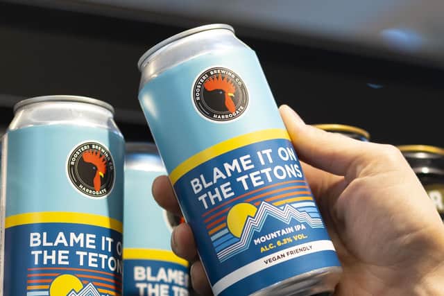 Boost for Harrogate brewery - Blame It On The Teton, a 6.3% extra pale and hazy Mountain IPA is being rolled out in 440ml cans in 150 stores across the north of England. (Picture contributed)