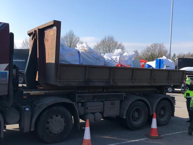 The DRPU tweeted: “Insecure loads. These ones are particularly bad and pure laziness. Drivers: ‘Well they've never fallen off before’. If that's the case why are us and National Highways East Midlands picking up rubble bags, poles, brooms, wheelbarrows etc every single day from the roads?”