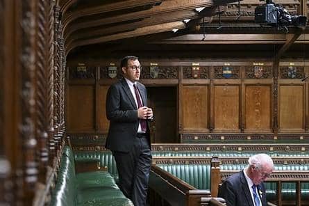 Tom Gordon, Lib Dem MP for Harrogate and Knaresborough, presented a petition to the House of Commons calling for North Yorkshire Council to reverse plans to cut school buses. (Picture contributed)