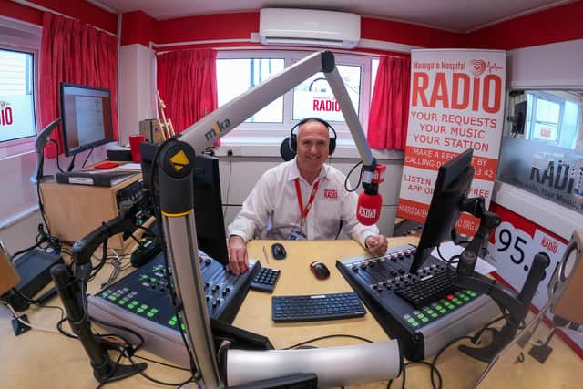 Mark Oldfield, Chairman of Harrogate Hospital Radio, is delighted with the five-year FM licence