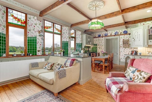 A bright and airy arrangement within the main house of Nidd Village Hall.