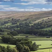 A scenic shot of Swaledale. North Yorkshire is home to two National Parks covering the Yorkshire Dales and the North York Moors, which attract visitors from across the world.