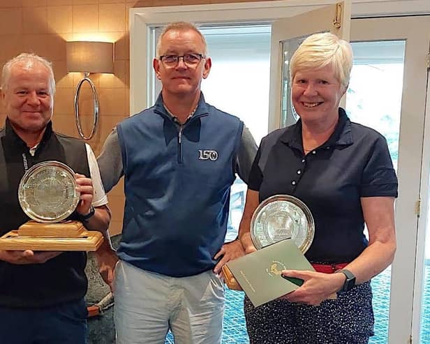 The Simpson Trophy winners were Mick Emmerson & Anne Jones with a splendid nett 63.