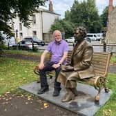 I took my turn to sit on the bench next to the bronze statue of Agatha Christie and seek inspiration for my next novel.