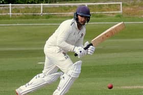 Harrogate CC batsman Sanjay Mani. Picture: Richard Bown